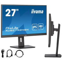 Monitor iiyama ProLite XUB2792HSN-B5 IPS LED 4ms 75Hz /USB-C HDMI DP/ Wbudowana Stacja dokujÄ…ca USB-C PD/LAN