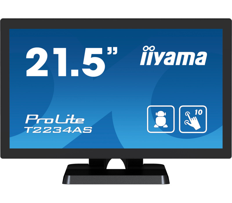Monitor dotykowy POS iiyama T2234AS-B1 22" wbudowany Android, karty SD, powłoka antyodciskowa