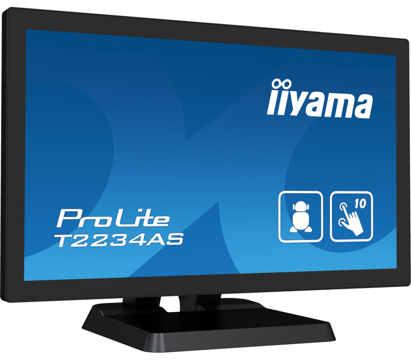 Monitor dotykowy POS iiyama T2234AS-B1 22" wbudowany Android, karty SD, powłoka antyodciskowa