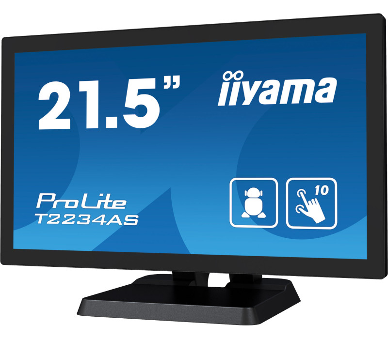 Monitor dotykowy POS iiyama T2234AS-B1 22" wbudowany Android, karty SD, powłoka antyodciskowa