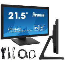Monitor dotykowy iiyama T2234MSC-B1S 22" IPS FHD /VGA HDMI DP/ IP65, Głośniki