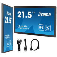 Monitor dotykowy do zabudowy iiyama ProLite TF2238MSC-B1 22" IPS FHD IPX1 /HDMI, DP/ Głośniki