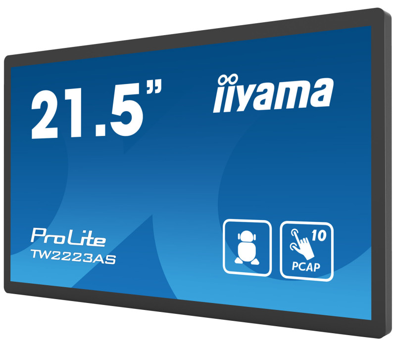 Monitor dotykowy iiyama ProLite TW2223AS-B1 22" VA LED /HDMI/ Android12, GMS, WiFi, LAN, Bluetooth, 24/7