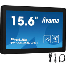 Monitor dotykowy iiyama ProLite TF1633MSC-B1 15,6" IPS LED, HDMI, DisplayPort, Głośniki, IP54, openframe