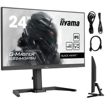 Monitor iiyama G-Master GB2445HSU-B1 Black Hawk 24" IPS LED 100Hz 1ms /HDMI DisplayPort/ hub USB FlickerFree HAS