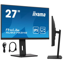Monitor iiyama ProLite XUB2793HS-B6 27" IPS LED 100Hz 1ms /HDMI, DisplayPort/ HAS