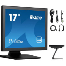 Monitor dotykowy POS iiyama ProLite T1732MSC-B1SAG 17" TN LED /VGA, HDMI, DP/ Głośniki