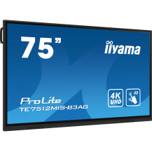 Ekran interaktywny iiyama TE7512MIS-B3AG 75" IPS LED 4K /VGA, 3xHDMI, USB-C/ iiware10, Android11, WiFi6, Lan, DMS, 24/7, 7h