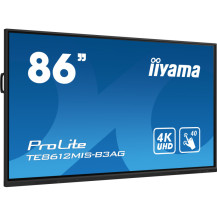 Ekran interaktywny iiyama TE8612MIS-B3AG 86" VA LED 4K /VGA, 3xHDMI, USB-C/ iiware10, Android11, WiFi6, Lan, DMS, 24/7, 7h