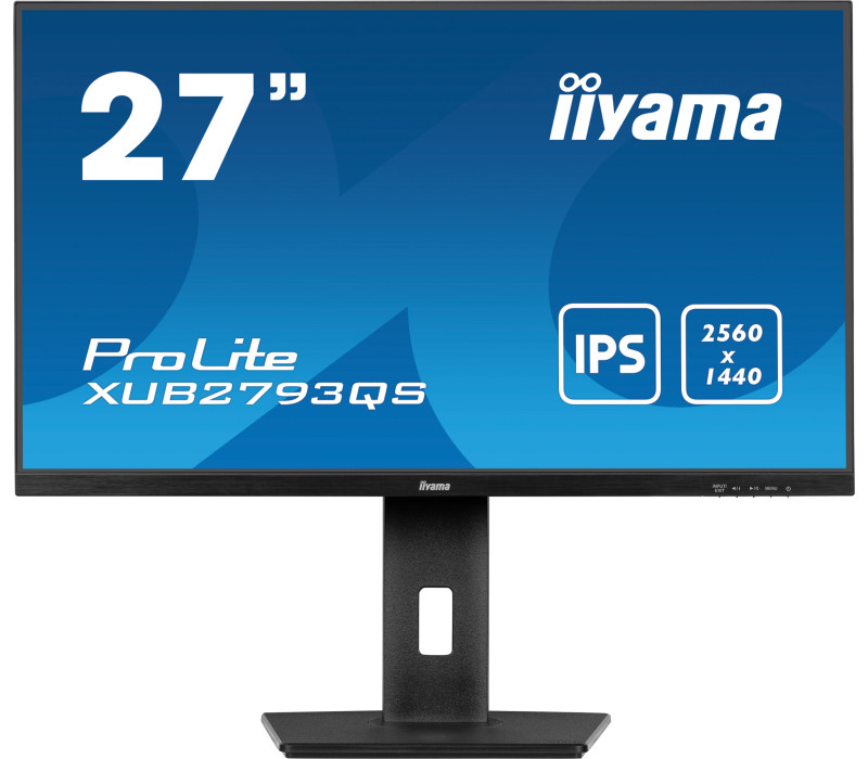 Monitor iiyama ProLite XUB2793QS-B6 27" WQHD IPS LED 100Hz 1ms /HDMI, DisplayPort/ FlickerFree