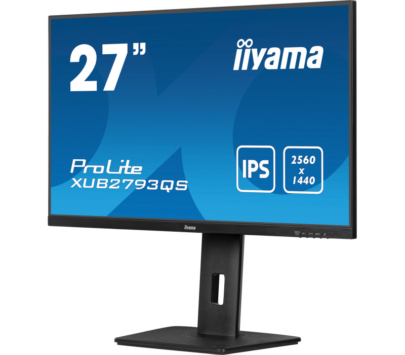Monitor iiyama ProLite XUB2793QS-B6 27" WQHD IPS LED 100Hz 1ms /HDMI, DisplayPort/ FlickerFree