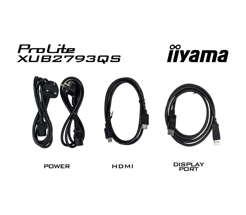 Monitor iiyama ProLite XUB2793QS-B6 27" WQHD IPS LED 100Hz 1ms /HDMI, DisplayPort/ FlickerFree