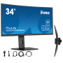 OUTLET Monitor iiyama ProLite XCB3494WQSN-B5 34" Curved UWQHD VA LED 0,4ms 120Hz /USB-C HDMI DP/ KVM FreeSync FlickerFree