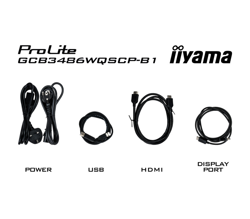 OUTLET Monitor iiyama G-Master GCB3486WQSCP-B1 34" UWQHD VA LED, 240Hz, 0.4ms, HDR, USB-C dock, 2xHDMI,1xDP, FreeSync Premium