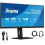 OUTLET Monitor iiyama ProLite XUB3493WQSU-B6 34" UWQHD IPS LED 1ms 120Hz /2xHDMI DP/ FreeSync FlickerFree