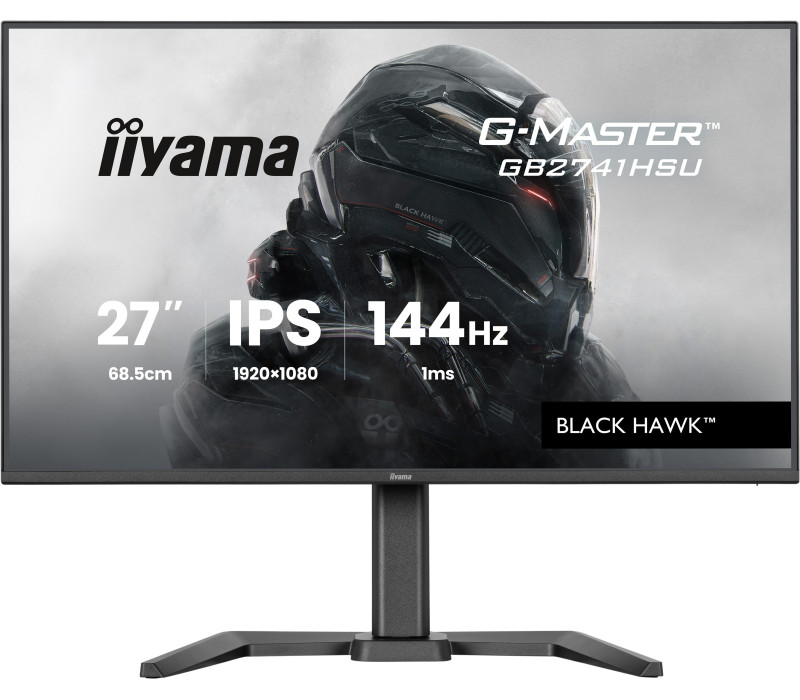 OUTLET iiyama G-Master GB2741HSU-B1 Black Hawk 27" IPS LED 144Hz 1ms /HDMI, DisplayPort/ Freesync, Black Tuner, HAS