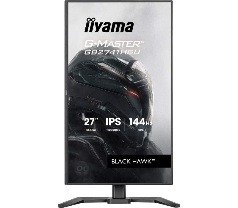 OUTLET iiyama G-Master GB2741HSU-B1 Black Hawk 27" IPS LED 144Hz 1ms /HDMI, DisplayPort/ Freesync, Black Tuner, HAS