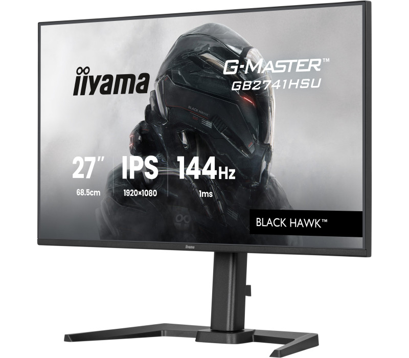OUTLET iiyama G-Master GB2741HSU-B1 Black Hawk 27" IPS LED 144Hz 1ms /HDMI, DisplayPort/ Freesync, Black Tuner, HAS