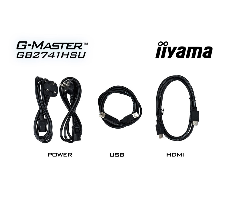 OUTLET iiyama G-Master GB2741HSU-B1 Black Hawk 27" IPS LED 144Hz 1ms /HDMI, DisplayPort/ Freesync, Black Tuner, HAS
