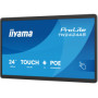 Monitor interaktywny iiyama 24" TW2424AS-B3P FHD, Dotyk PCAP, Android 14 z GMS, WiFi, LAN, PoE, iiSignage², 24/7