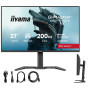OUTLET iiyama G-Master GB2771QSU-B1 Red Eagle 27" QHD IPS LED 200Hz 0,5ms /2xHDMI, DisplayPort/ Adaptive G‑SYNC, Black Tuner,