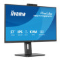 Monitor iiyama XB2797QSNPH-B1 27" IPS WQHD LED 1ms Kamera Windows Hello+Mikrofon /USB-C HDMI DP/ KVM LAN Stacja dokująca