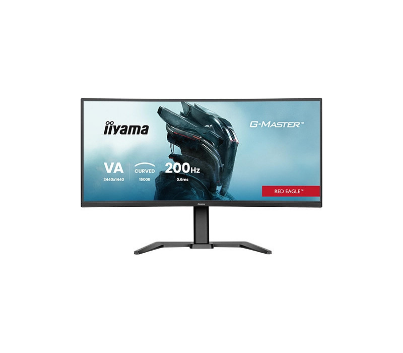Monitor iiyama G-Master GCB3484WQSU-B2 34" zakrzywione UWQHD VA LED, 200Hz, 0.4ms, HDR, FreeSync Premium, 2xHDMI, 1xDP