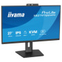 Monitor iiyama XB2797QSNPH-B1 27" IPS WQHD LED 1ms Kamera Windows Hello+Mikrofon /USB-C HDMI DP/ KVM LAN Stacja dokująca