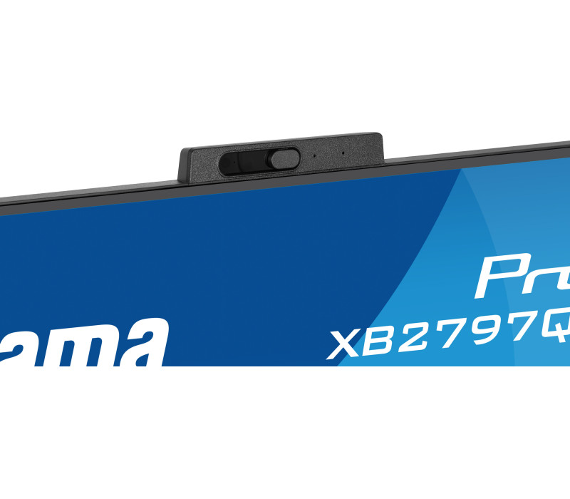 Monitor iiyama XB2797QSNPH-B1 27" IPS WQHD LED 1ms Kamera Windows Hello+Mikrofon /USB-C HDMI DP/ KVM LAN Stacja dokująca