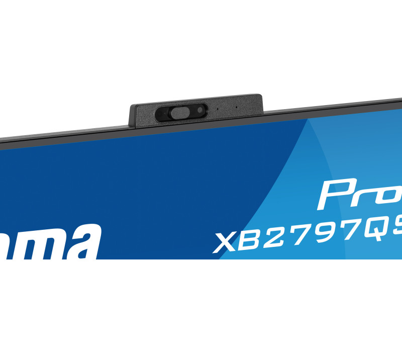 Monitor iiyama XB2797QSNPH-B1 27" IPS WQHD LED 1ms Kamera Windows Hello+Mikrofon /USB-C HDMI DP/ KVM LAN Stacja dokująca