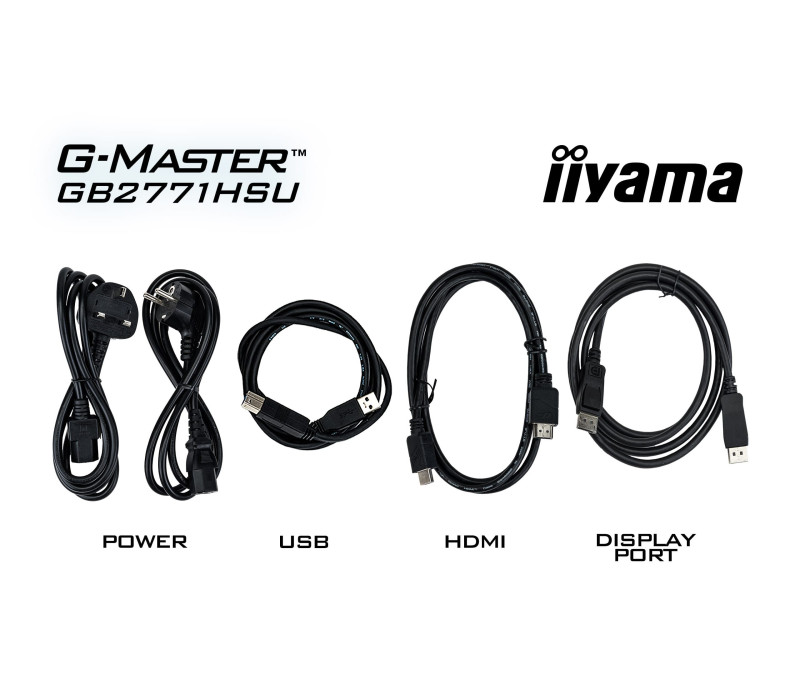OUTLET iiyama G-Master GB2771HSU-B1 Red Eagle 27" IPS LED 240Hz 0,4ms /2xHDMI, DisplayPort/ Adaptive G‑SYNC, Black Tuner, HAS