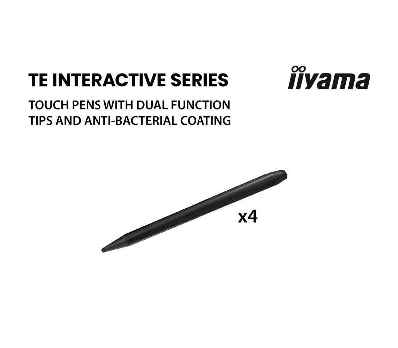 Monitor interaktywny iiyama 55" TE5513A-B3AG 4K IPS LED, Android 14+EDLA, iiShare, DMS, WiFi 6E, USB-C, NFC, PureTouch-IR+