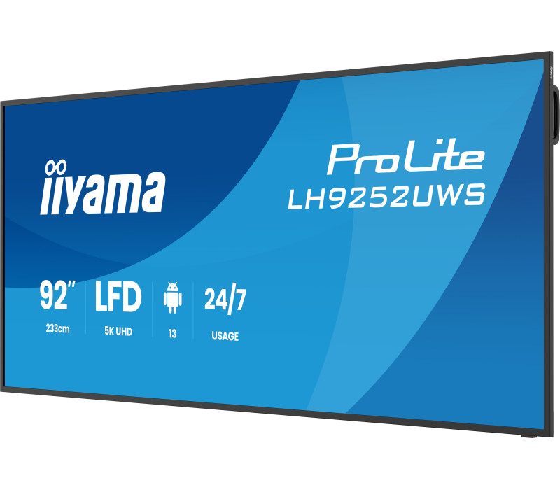 Ultraszeroki monitor DS iiyama ProLite LH9252UWS-B1AG 92" IPS LED 5K UW 21:9 /HDMI, DP, USB-C/ Android, 24/7