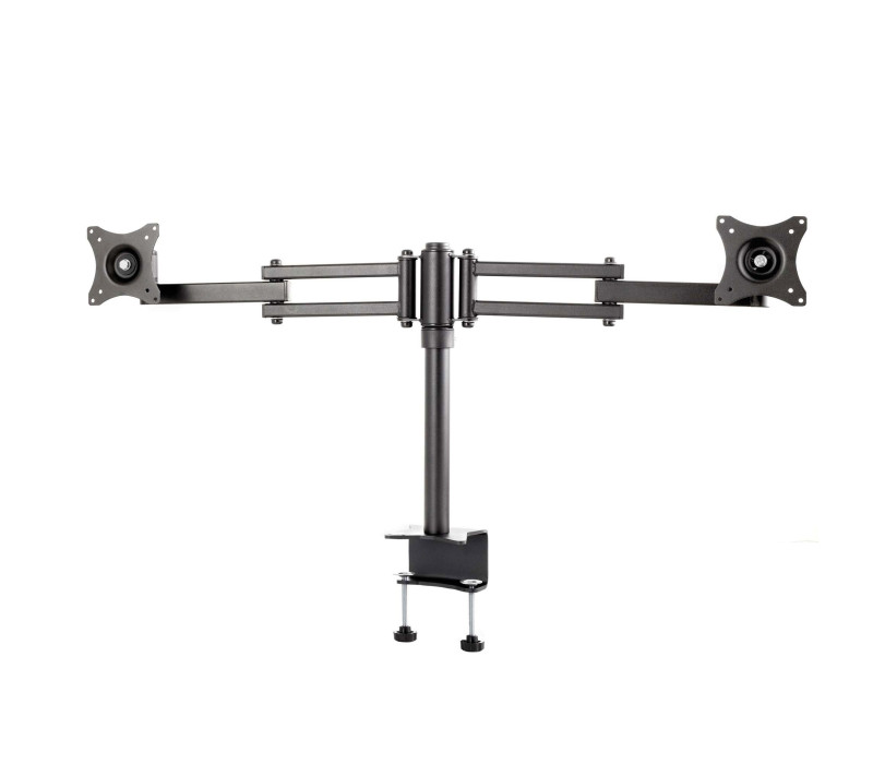 Edbak SV06c-B Uchwyt biurkowy z ramieniem do dwóch monitorów 19-27"