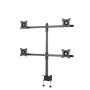 Edbak SV07c-B Uchwyt biurkowy do czterech monitorów 19-27"