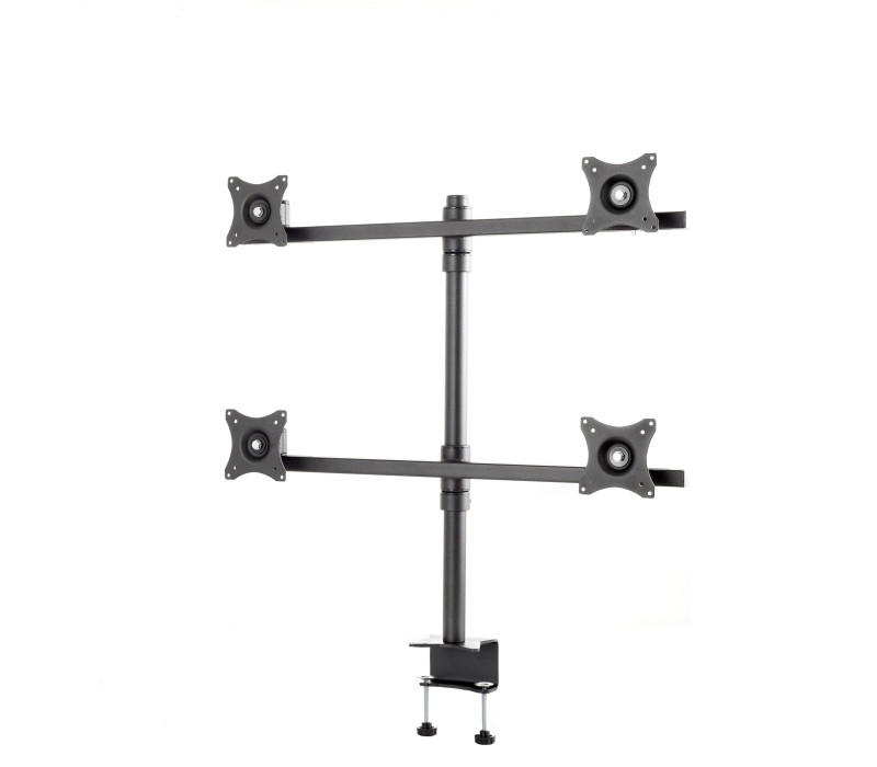 Edbak SV07c-B Uchwyt biurkowy do czterech monitorów 19-27"
