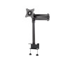 Edbak SV04c-B Uchwyt biurkowy z podwójnym ramieniem do monitora 10-29", black
