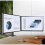 Edbak SV06c-B Uchwyt biurkowy z ramieniem do dwóch monitorów 19-27"