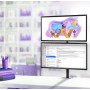Edbak SV08c-B Uchwyt biurkowy do dwóch monitorów 19"- 27", montaż monitorów jeden nad drugim