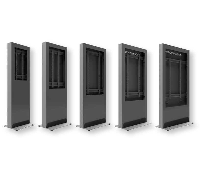 Edbak IDS10.49 Infokiosk wewnętrzny ze szklanym frontem do monitora 49"