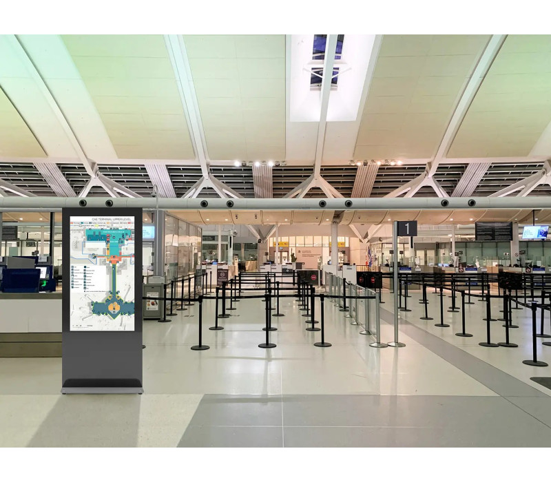 Edbak IDS10.49 Infokiosk wewnętrzny ze szklanym frontem do monitora 49"