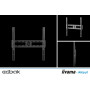 Edbak FSM4040-T Uchylny uchwyt ścienny 32"-75" VESA 400x400, max. obciążenie 30kg