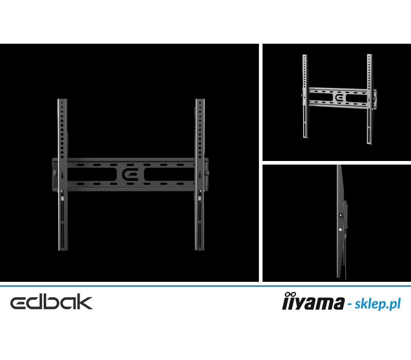 Edbak FSM4040-T Uchylny uchwyt ścienny 32"-75" VESA 400x400, max. obciążenie 30kg
