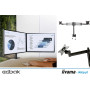 Edbak SV06c-B Uchwyt biurkowy z ramieniem do dwóch monitorów 19-27"