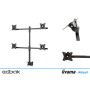 Edbak SV07c-B Uchwyt biurkowy do czterech monitorów 19-27"
