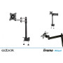 Edbak SV04c-B Uchwyt biurkowy z podwójnym ramieniem do monitora 10-29", black