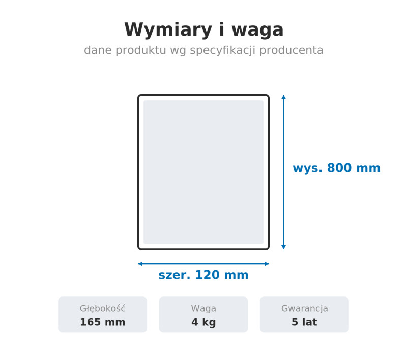 Edbak SV08c-B Uchwyt biurkowy do dwóch monitorów 19"- 27", montaż monitorów jeden nad drugim