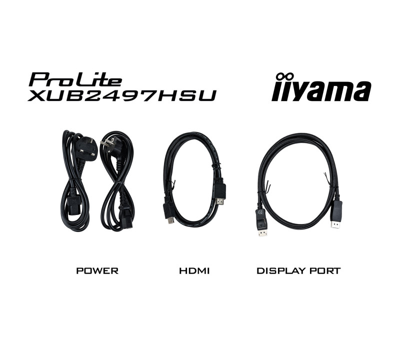 OUTLET Monitor iiyama ProLite XUB2497HSU-B2 24" IPS LED 1ms 100Hz /HDMI DP/ FlickerFree