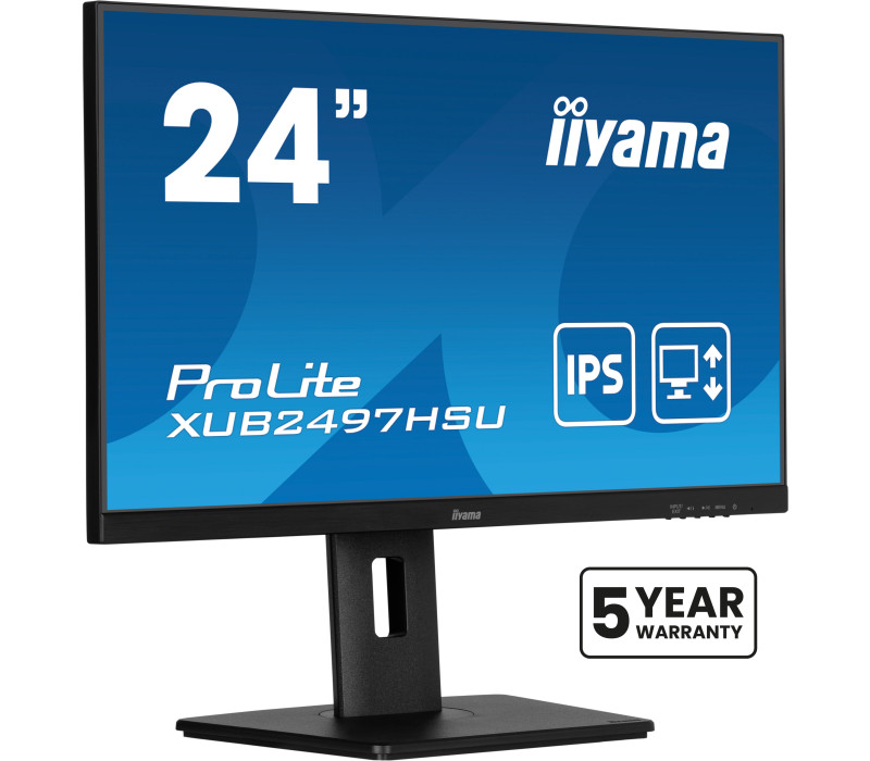 OUTLET Monitor iiyama ProLite XUB2497HSU-B2 24" IPS LED 1ms 100Hz /HDMI DP/ FlickerFree