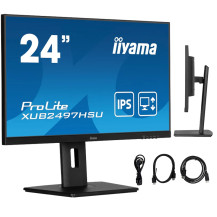 OUTLET Monitor iiyama ProLite XUB2497HSU-B2 24" IPS LED 1ms 100Hz /HDMI DP/ FlickerFree